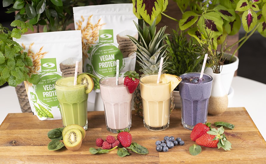 Maukkaita smoothieita vegaaniproteiinilla