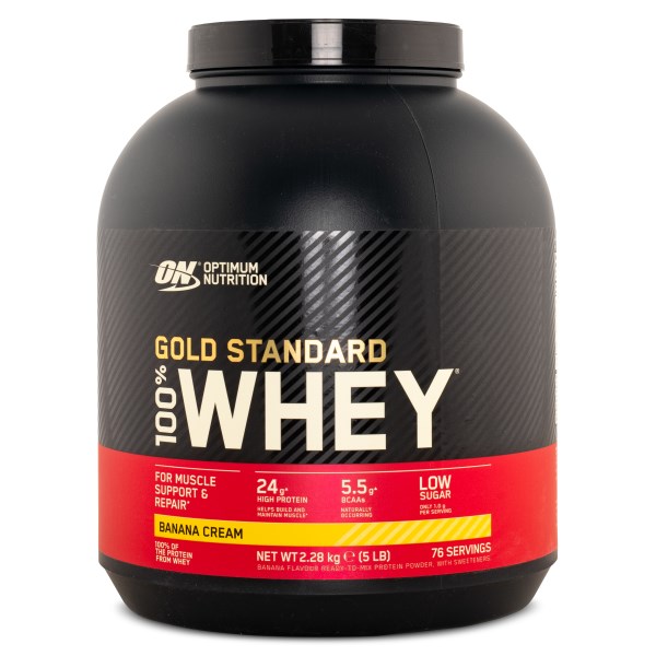 100% Whey Gold Standard, Banaani, 2273 g