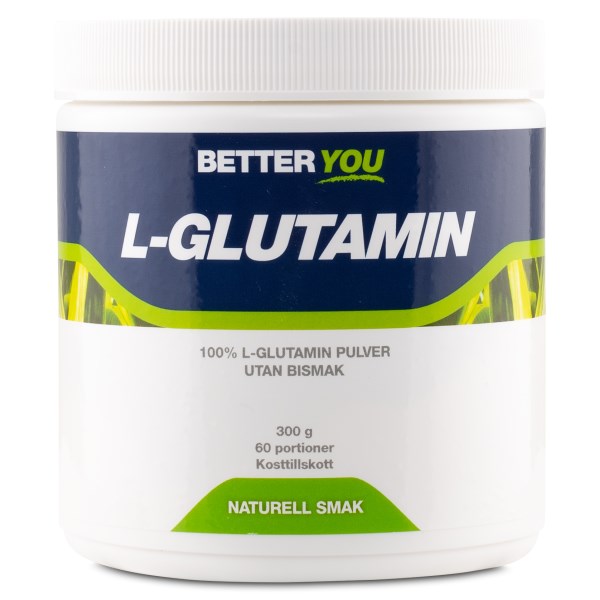 Better You L-Glutamiini, Naturel, 300 g