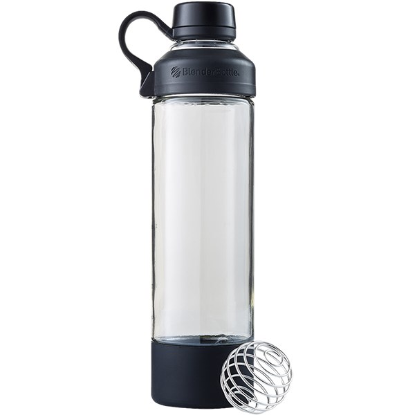 BlenderBottle Mantra Glass, 600 ml, Musta