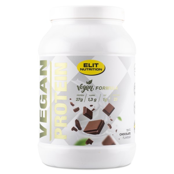 ELIT Vegan Protein Laktoositon, Suklaa, 750 g