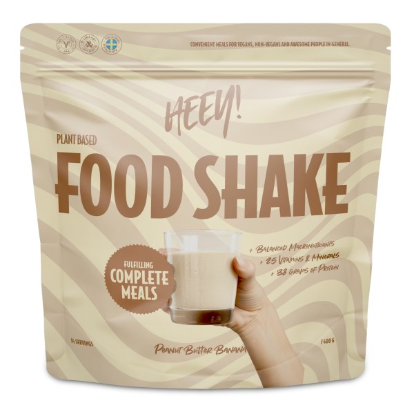 HEEY Food Shake, Peanutbutter/Banana, 1,4 kg