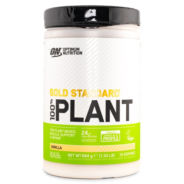 Optimum Nutrition 100% Plant Protein, Vanilja, 684 g